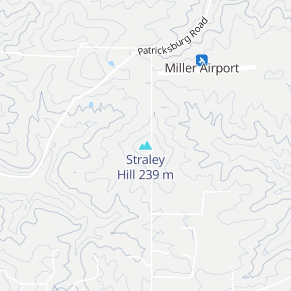 Map of Straley Hill