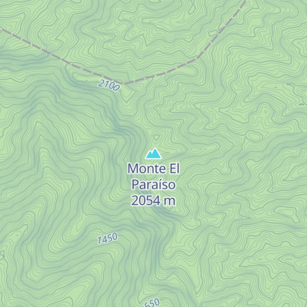 Map of Monte El Paraíso
