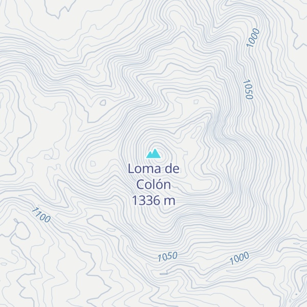 Map of Loma de Colón