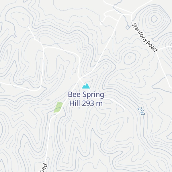 Map of Bee Spring Hill