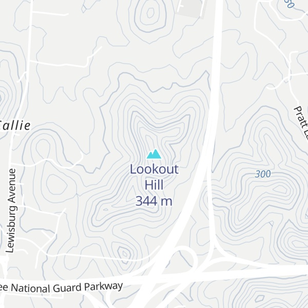 Map of Lookout Hill