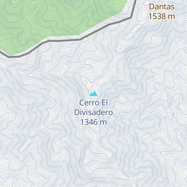 Map of Cerro El Divisadero