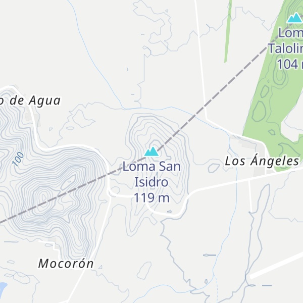 Map of Loma San Isidro