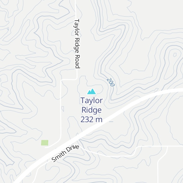 Map of Taylor Ridge