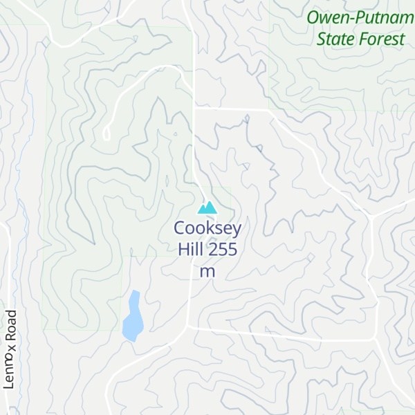 Map of Cooksey Hill