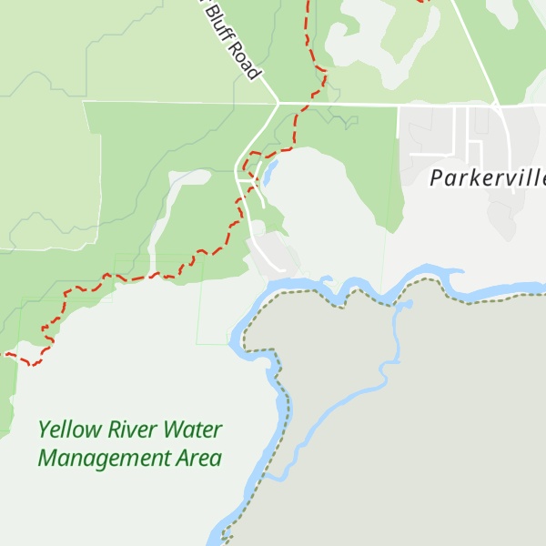 Map of Miller Bluff