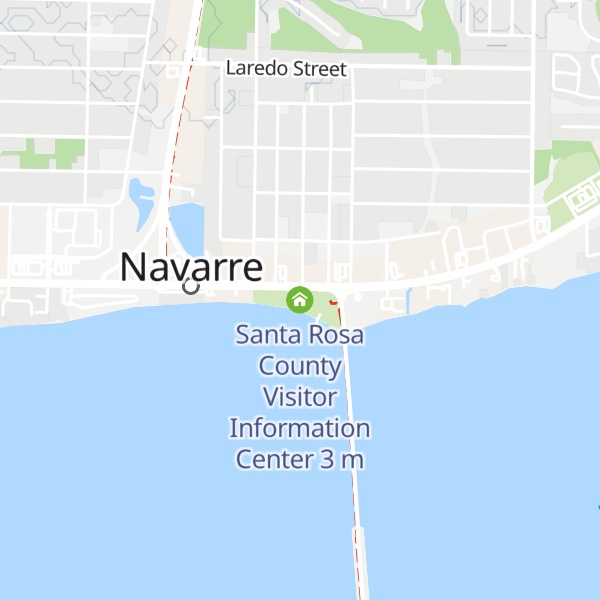 Map of Santa Rosa County Visitor Information Center