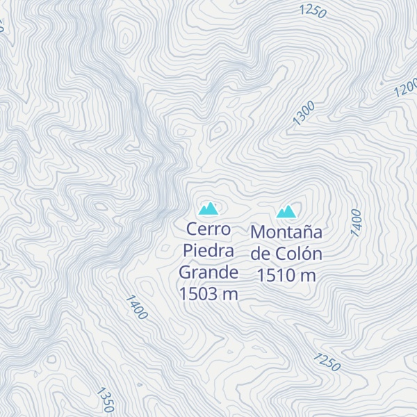Map of Cerro Piedra Grande