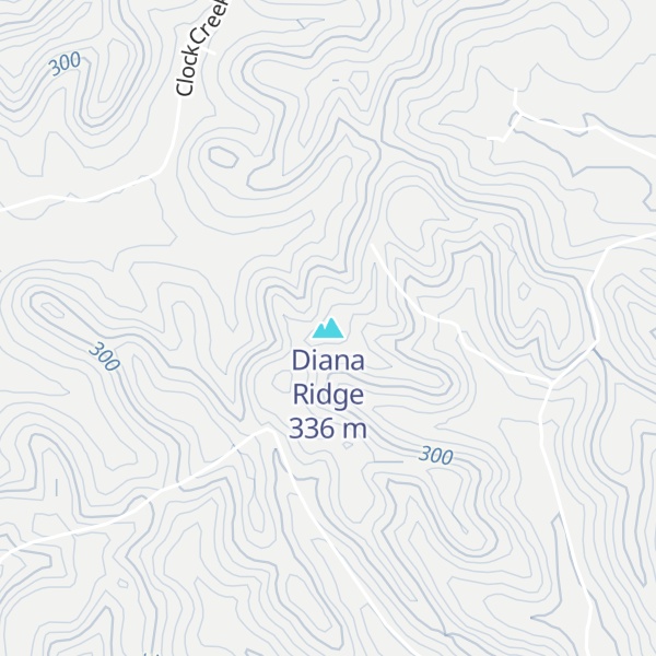 Map of Diana Ridge