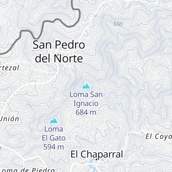 Map of Loma San Ignacio