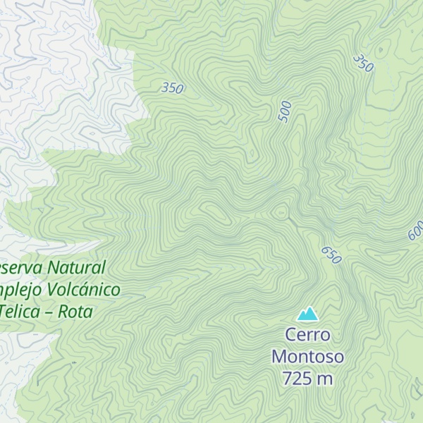Map of Cerro Los Portillo