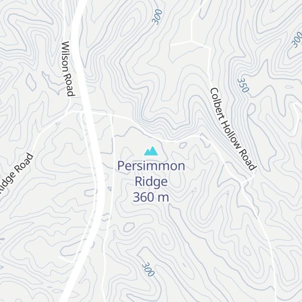 Map of Persimmon Ridge
