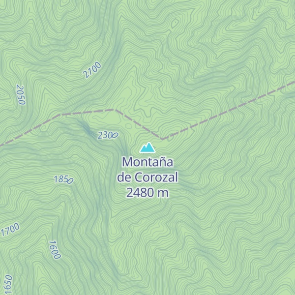 Map of Montaña de Corozal