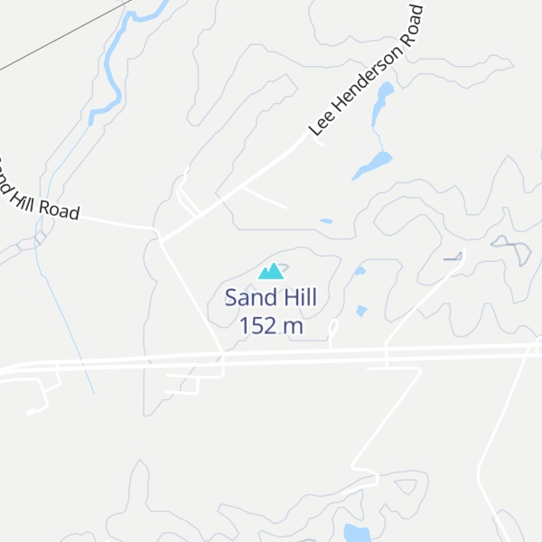Map of Sand Hill