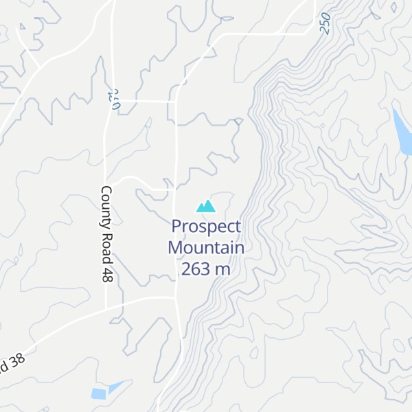 Map of Prospect Mountain