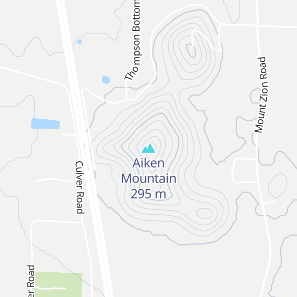 Map of Aiken Mountain