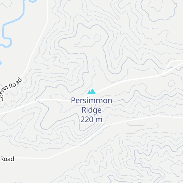 Map of Persimmon Ridge