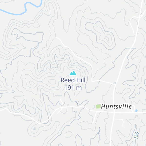 Map of Reed Hill