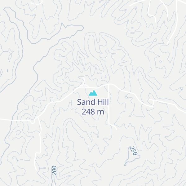 Map of Sand Hill