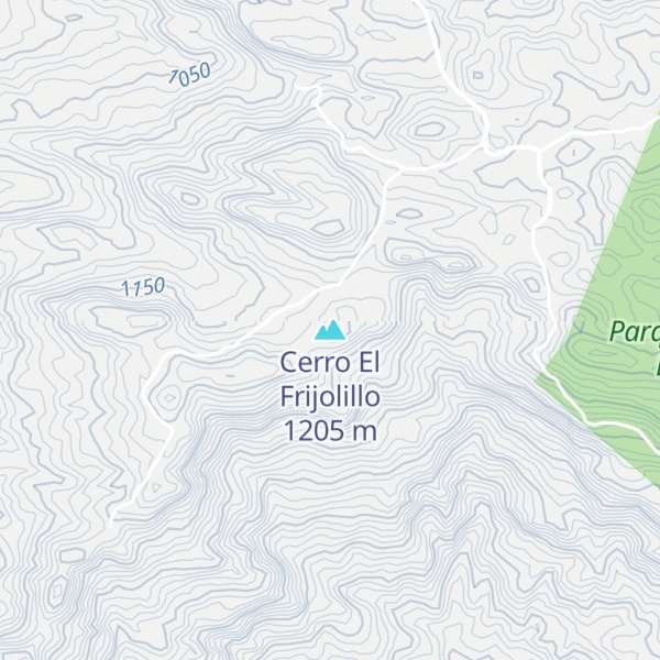 Map of Cerro El Frijolillo