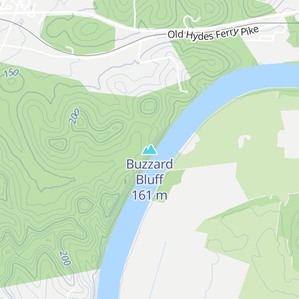 Map of Buzzard Bluff