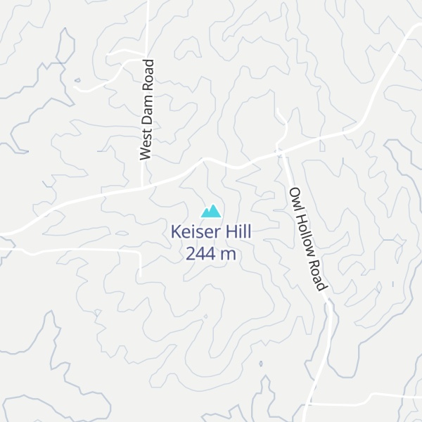Map of Keiser Hill