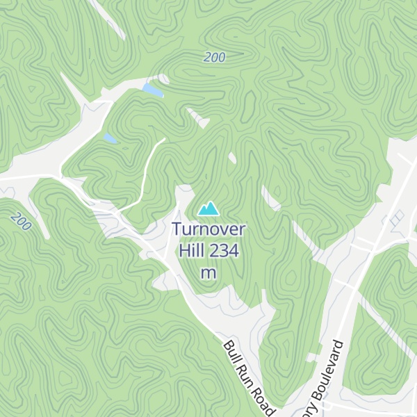 Map of Turnover Hill