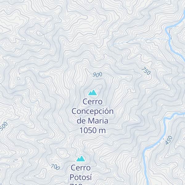 Map of Cerro Concepción de Maria