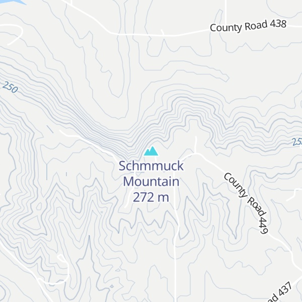 Map of Schmmuck Mountain