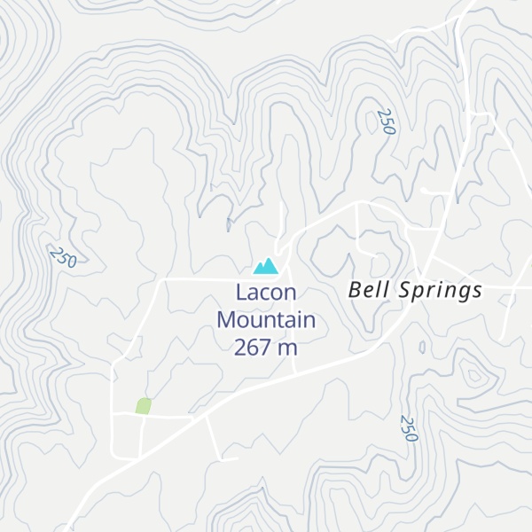 Map of Lacon Mountain