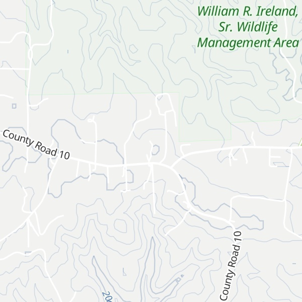 Map of Pea Ridge