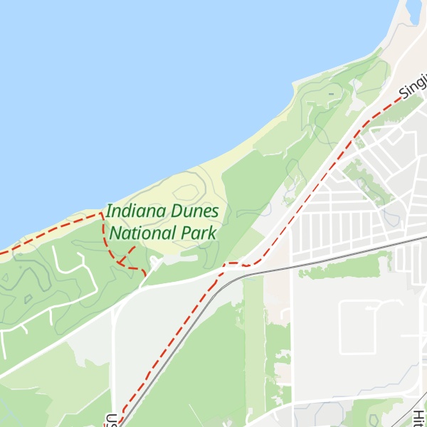 Map of Mount Baldy