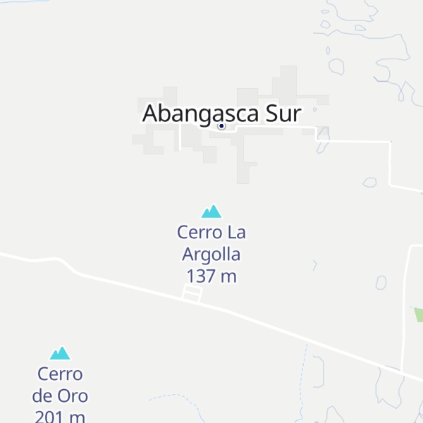 Map of Cerro La Argolla