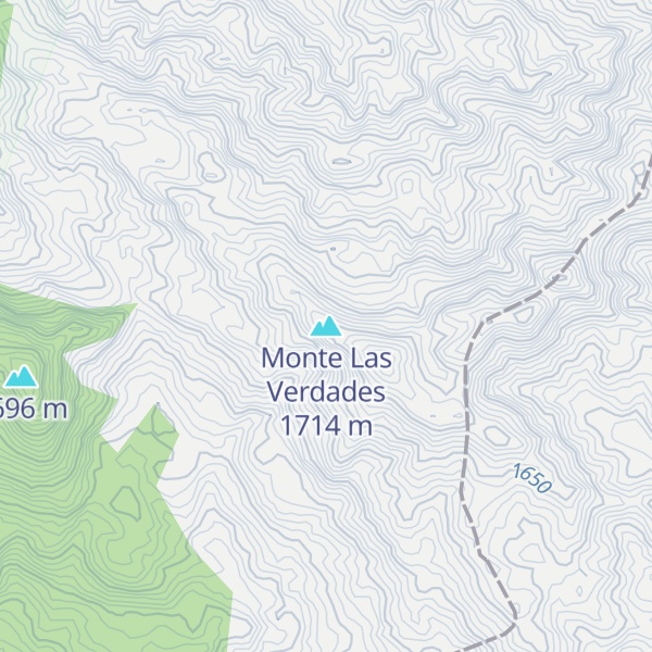 Map of Monte Las Verdades