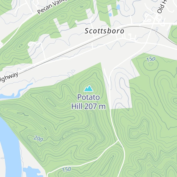 Map of Potato Hill