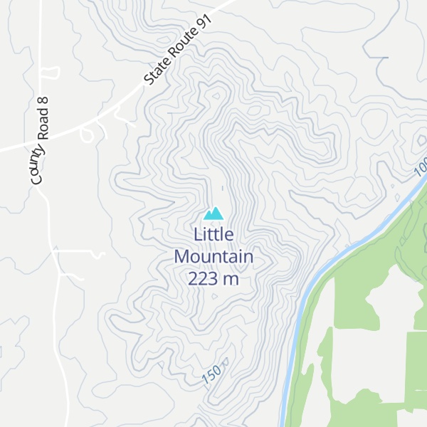 Map of Little Mountain