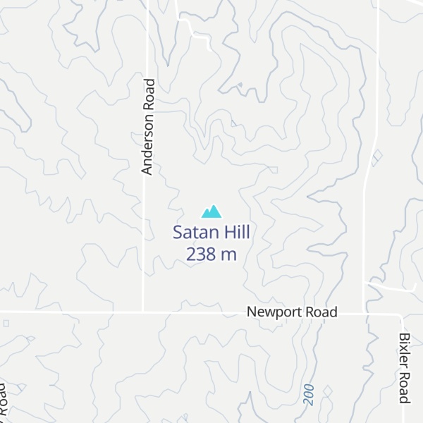 Map of Satan Hill