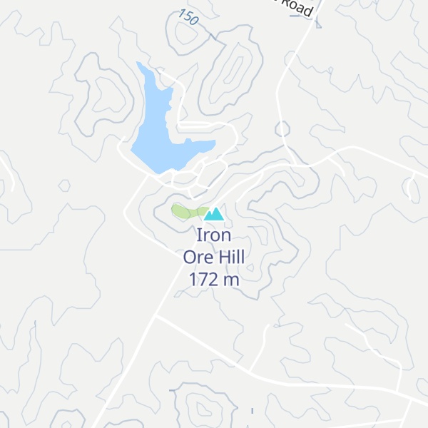 Map of Iron Ore Hill