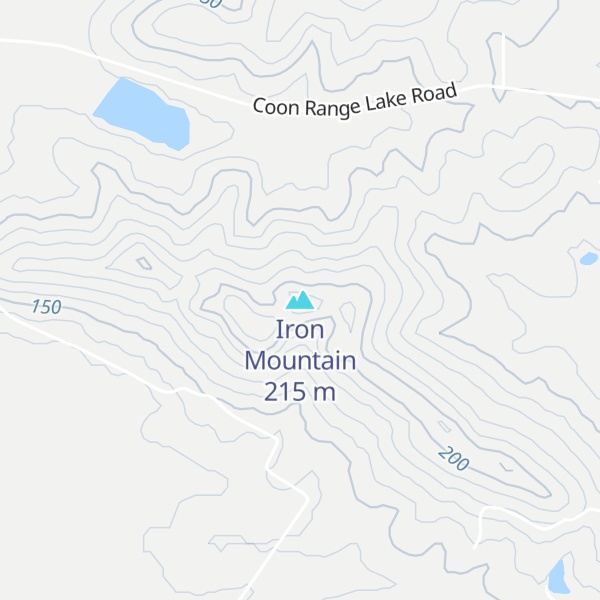 Map of Iron Mountain