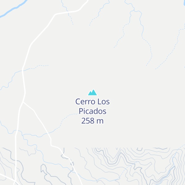 Map of Cerro Los Picados