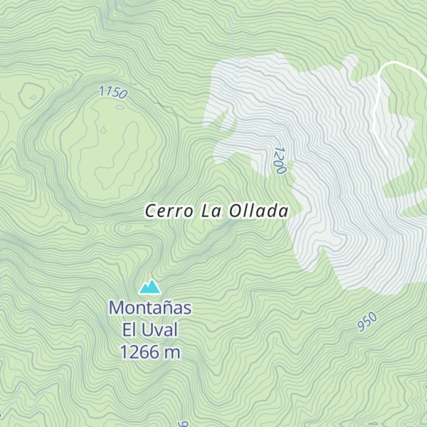 Map of Volcán Casita