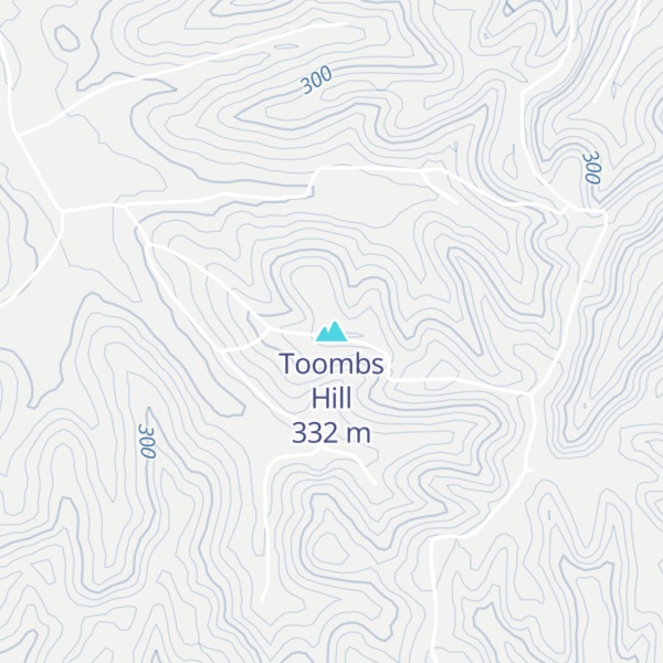 Map of Toombs Hill