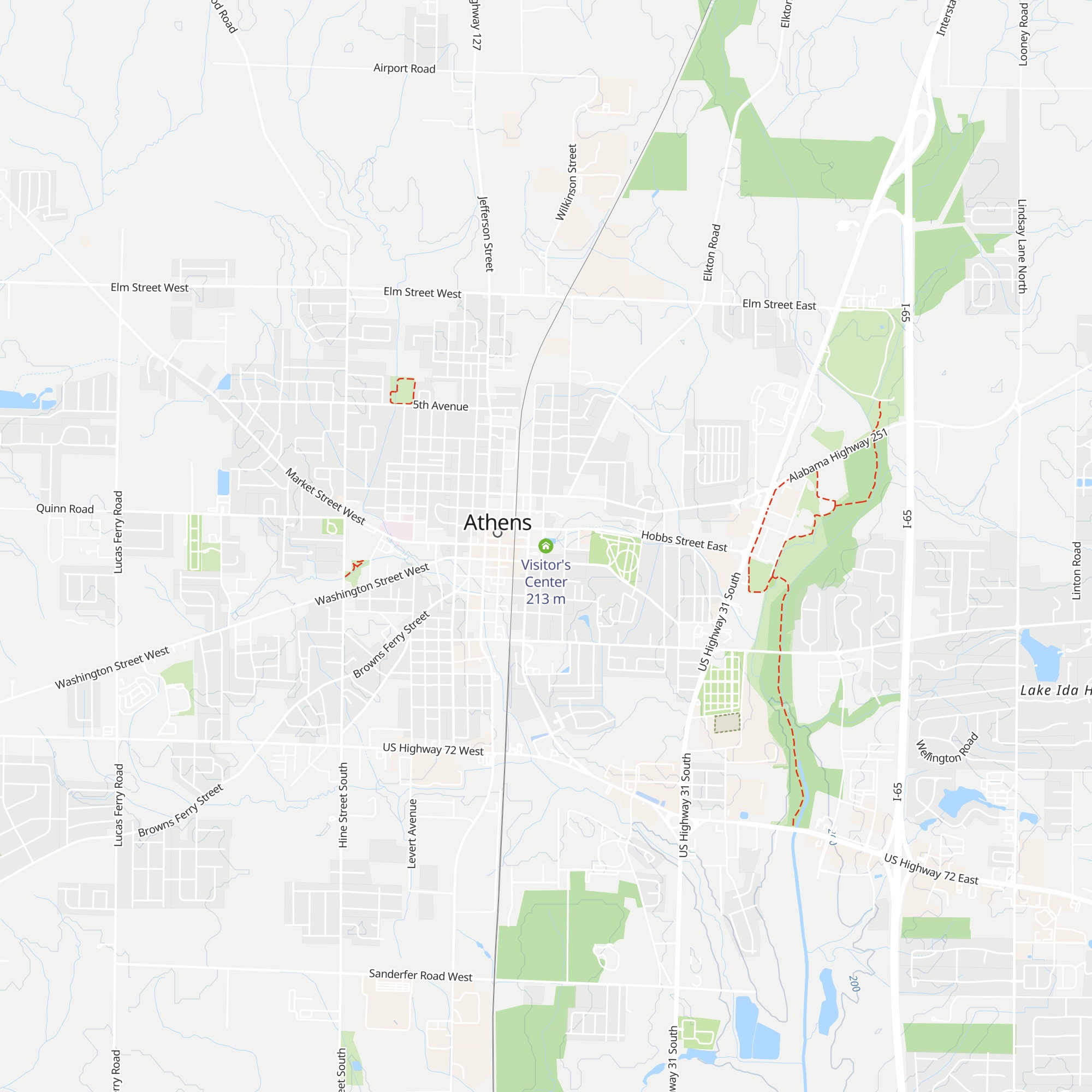 Visitor's Center map