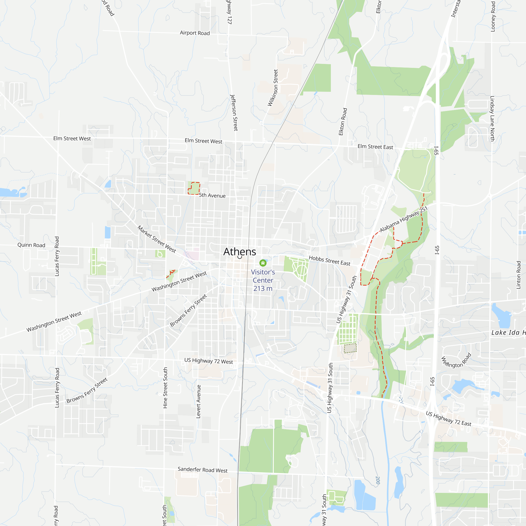 Visitor's Center map