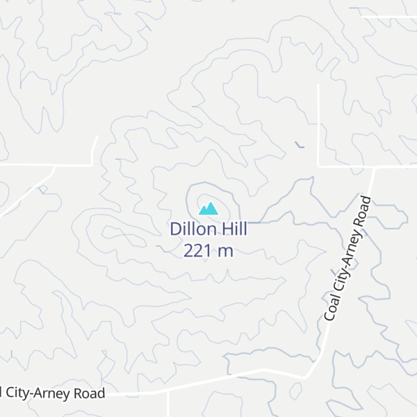 Map of Dillon Hill