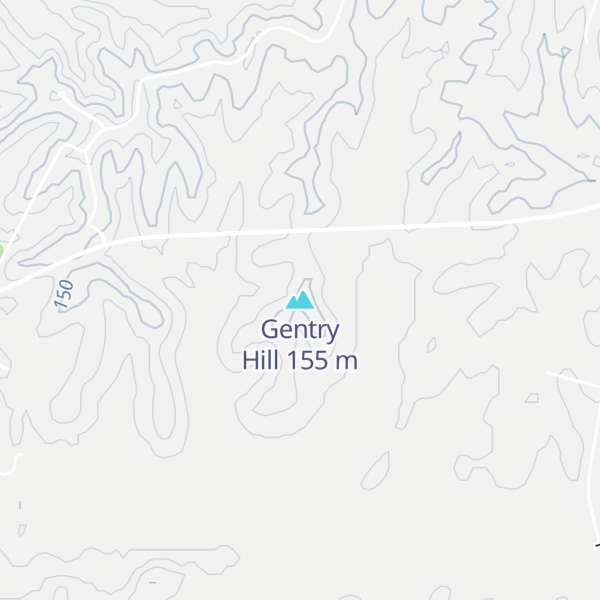 Map of Gentry Hill
