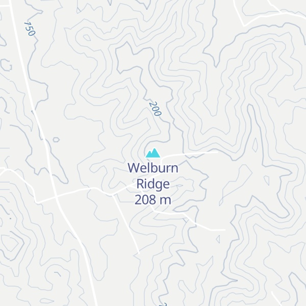 Map of Welburn Ridge