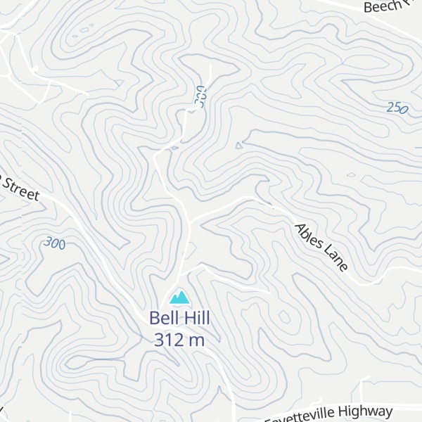 Map of Aymett Ridge