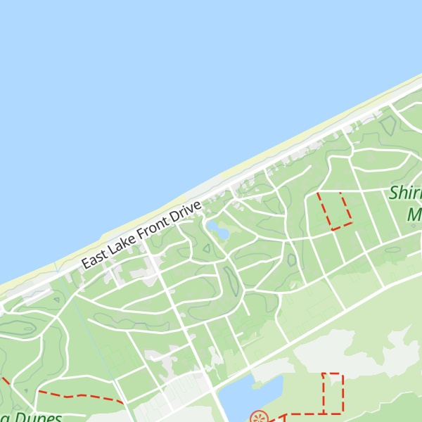 Map of Mount Ashley