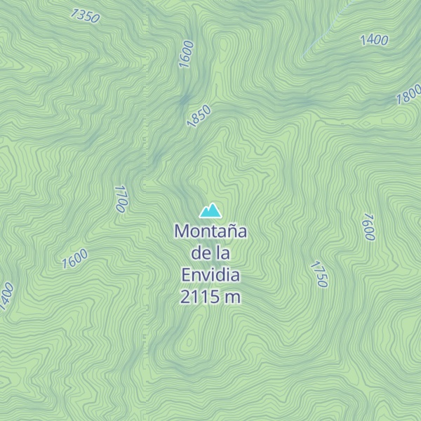 Map of Montaña de la Envidia